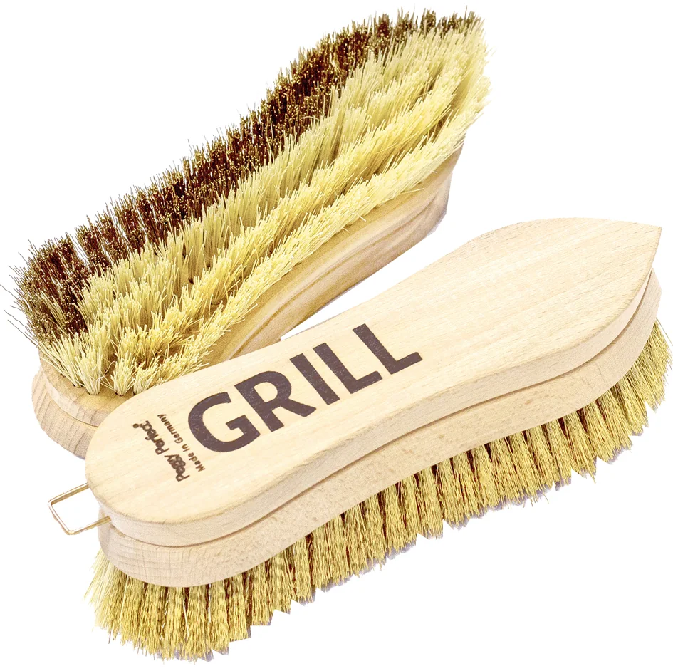 Peggy Perfect Brosse métallique 'GRILL', bois naturel - OEM 8500