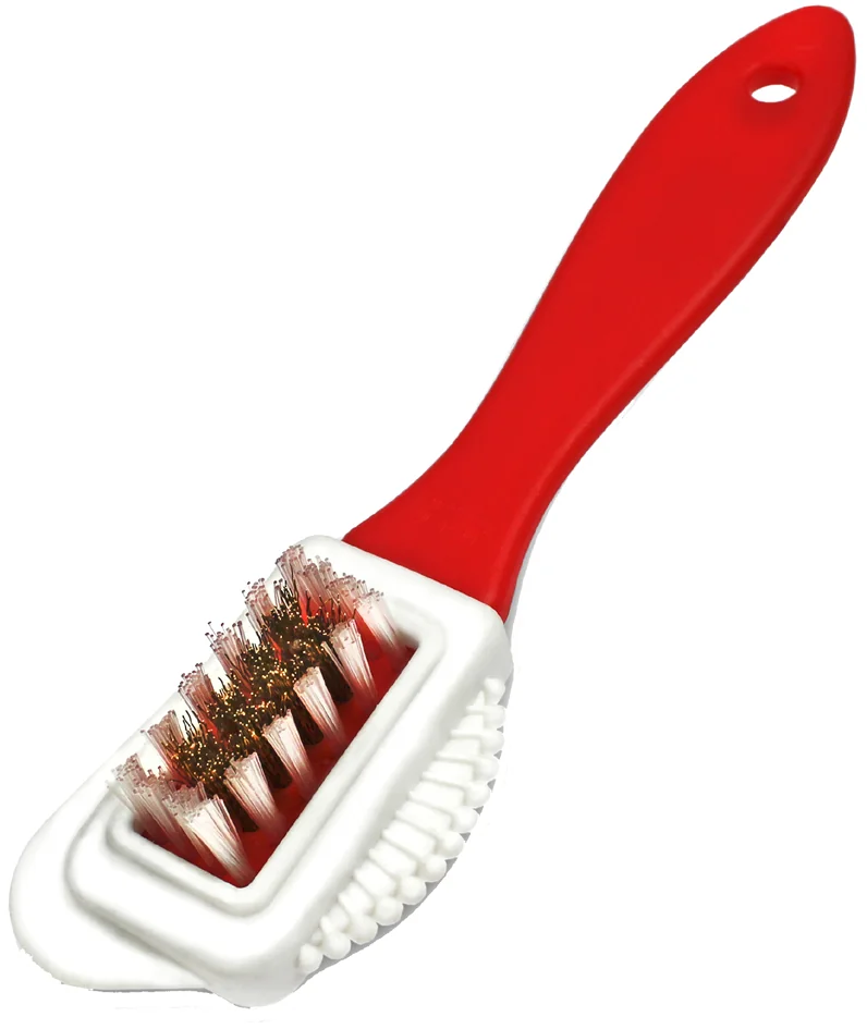 Peggy Perfect Brosse pour chaussures en daim, rouge/blanc - OEM 11500