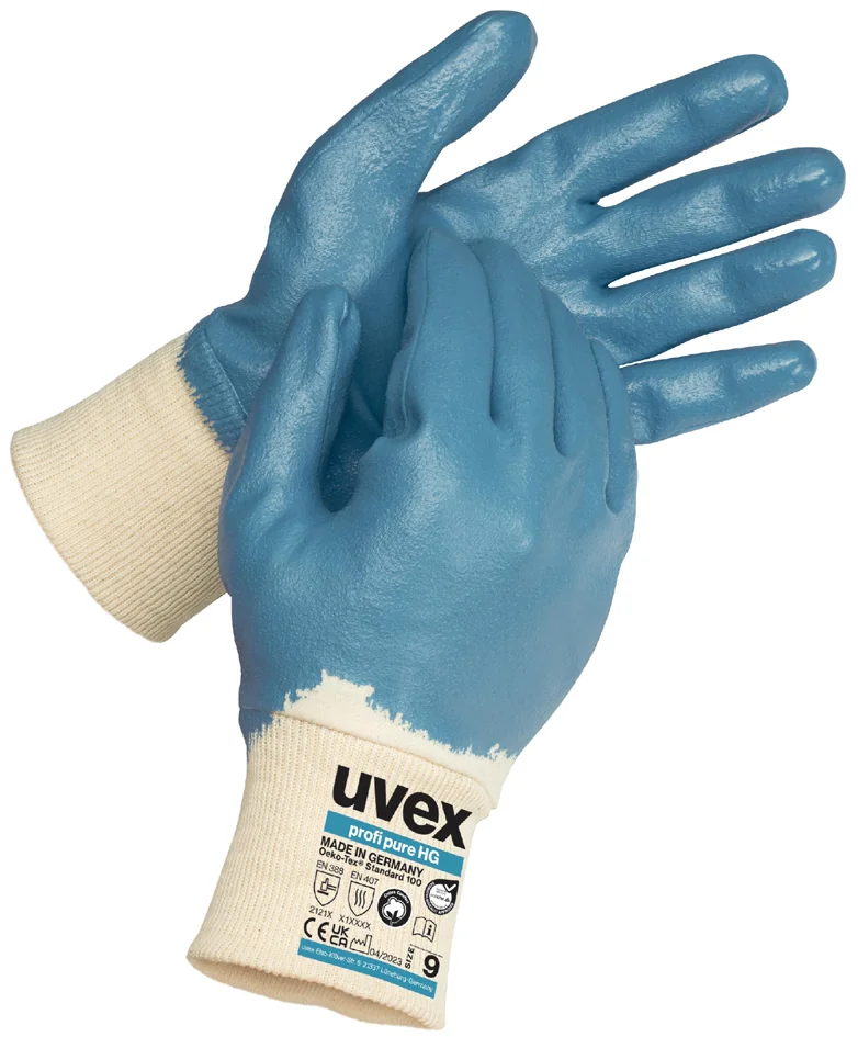 uvex Gant de travail profi pure HG, taille 6 - lot de 10 - OEM 6002306