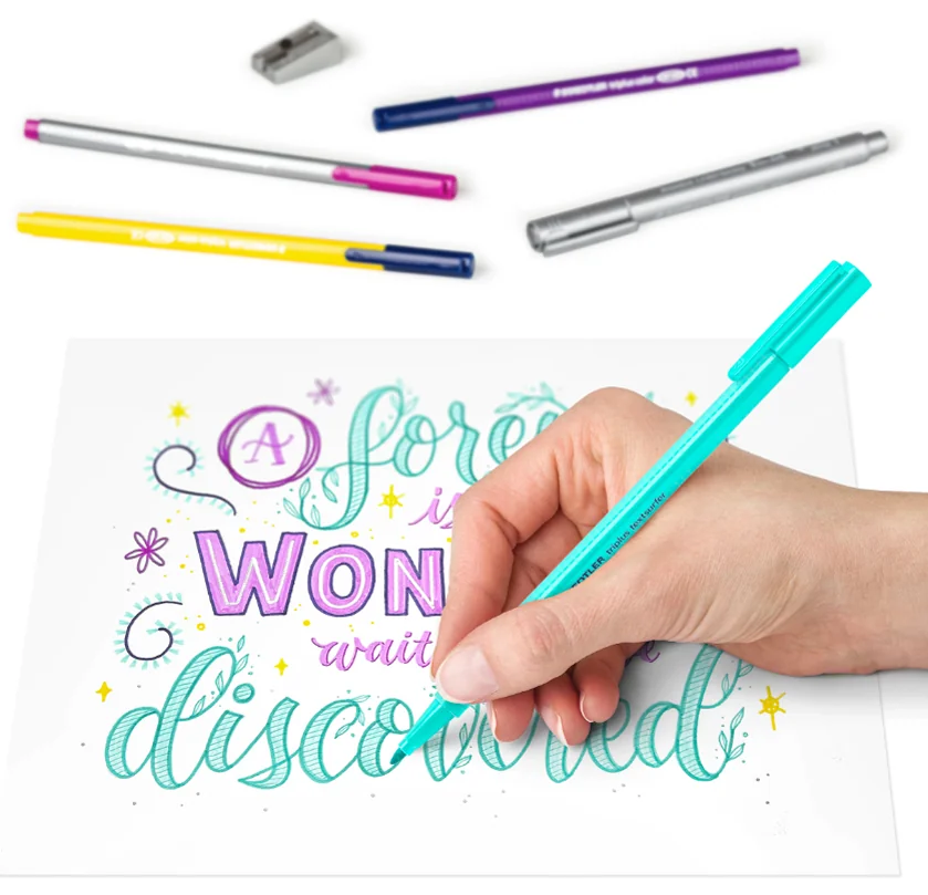 STAEDTLER Kit de calligraphie, 12 pièces - OEM 61 323