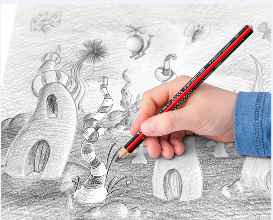 STAEDTLER Crayon d'initiation à l'écriture jumbo, pot de 50 - lot de 50 - OEM 1285 KP50 – Image 2