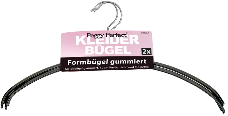 Peggy Perfect Cintre en métal sans barre, pack de 2 - OEM 90507