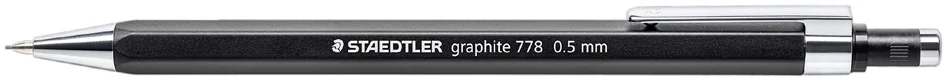 STAEDTLER Porte-mines graphite 778, 0,7 mm, noir - OEM 778 07-9