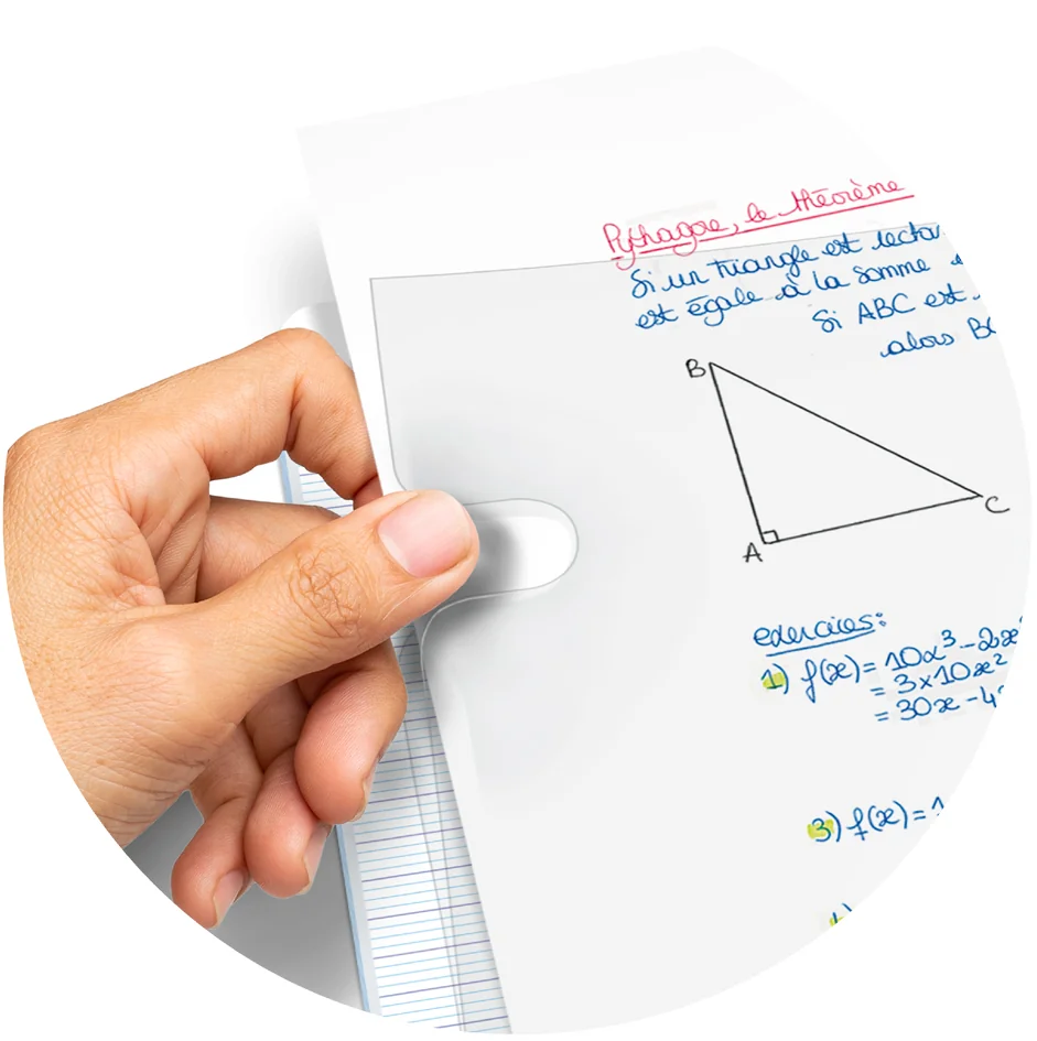 Oxford Cahier à pochettes DUO, 240 x 320 mm, seyès,pack de 4 - OEM 400183294