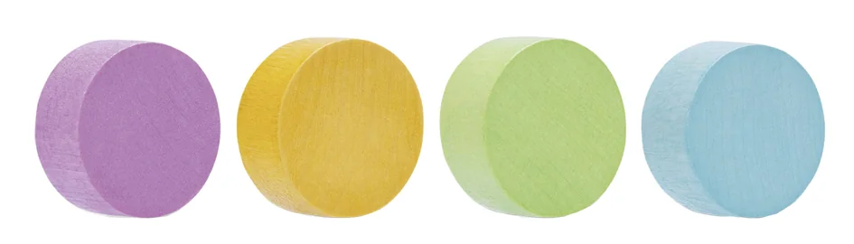 magnetoplan Aimant néodyme Wood Series Circle, coloré - OEM 16654410