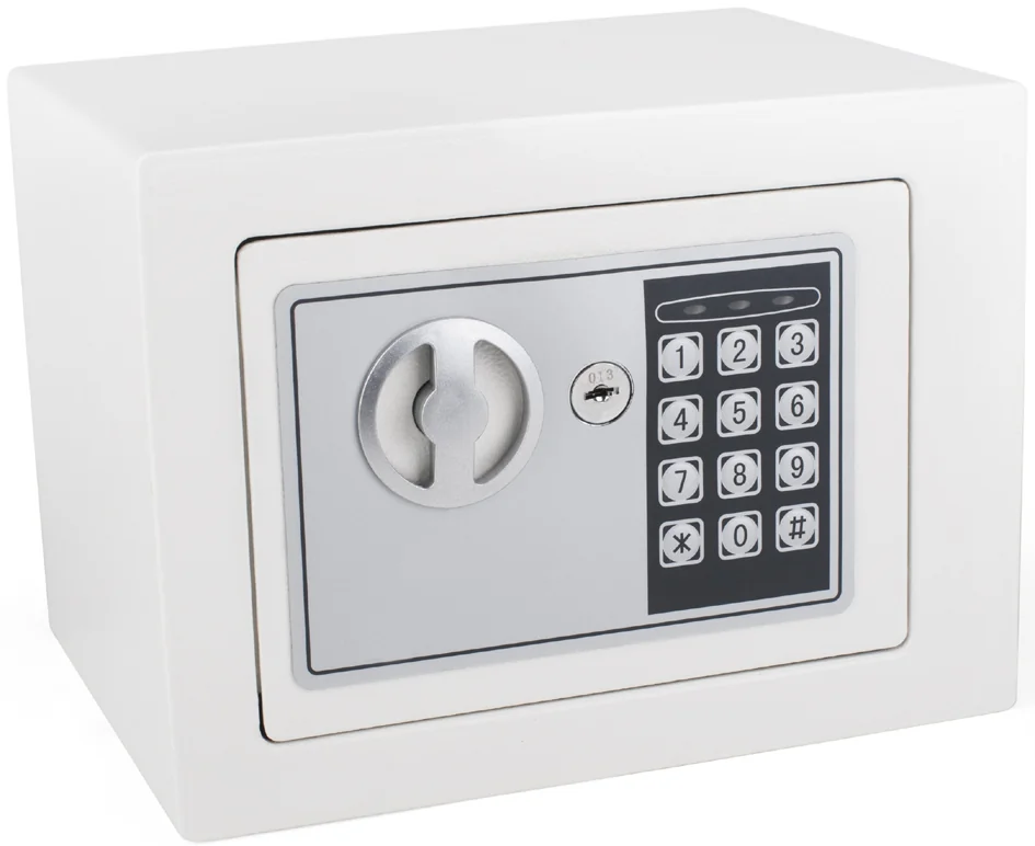 pavo Mini coffre-fort, avec serrure électronique, bleu - OEM 8005826