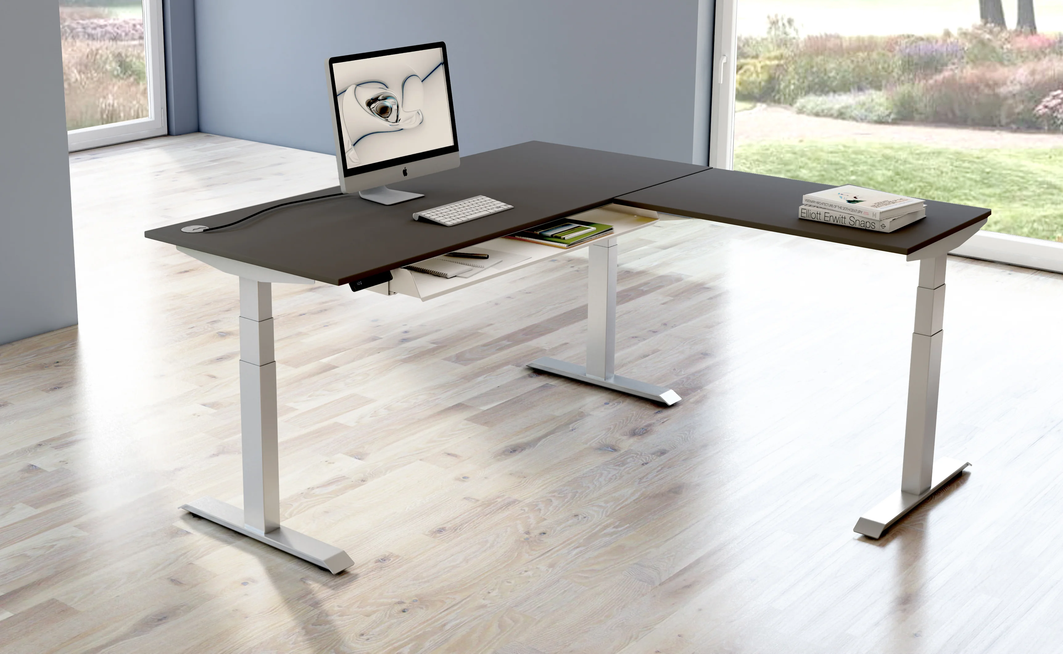 kerkmann Bureau réglable en hauteur Move 4 avec extension - OEM 10043150 – Image 6