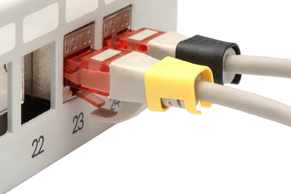 DIGITUS Clip de couleur pour câble patch, bleu - OEM A-CC-B – Image 5