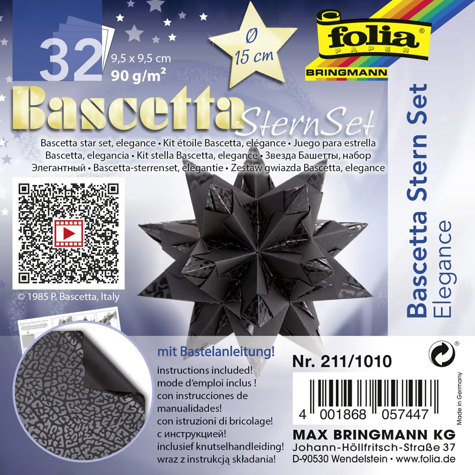folia Feuilles de papier pliable étoile Bascetta Élégance - OEM 211/1010