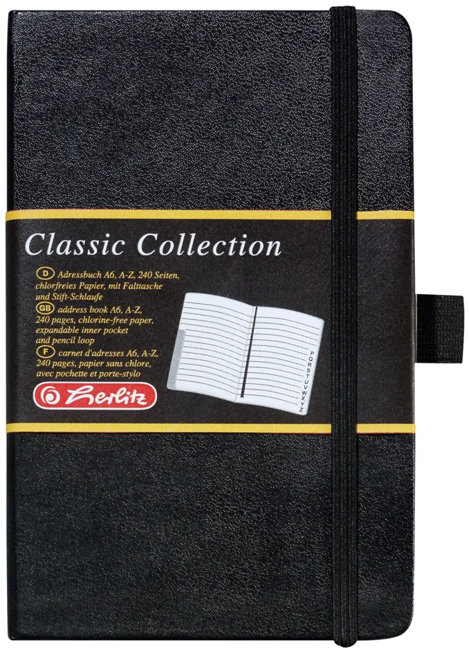 herlitz Carnet d'adresses Classic, A6, 240 pages - OEM 300000652