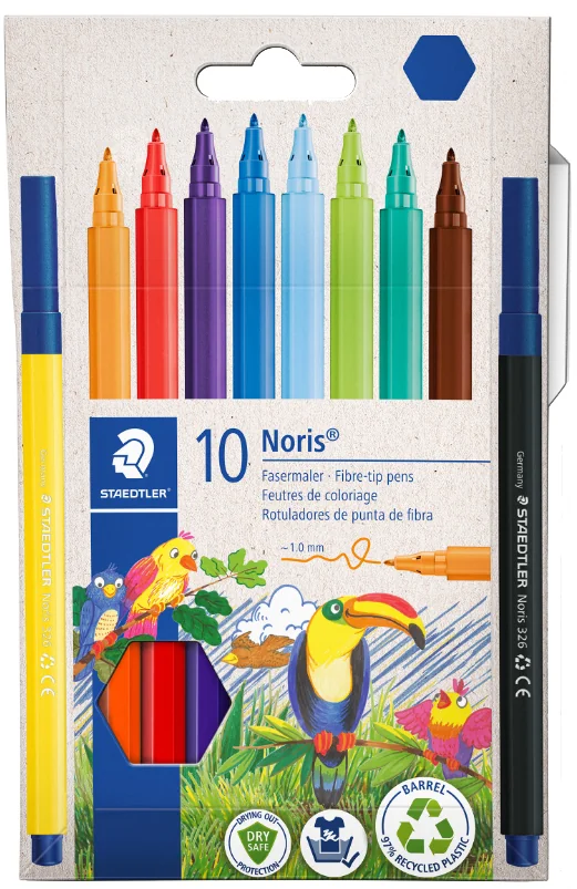 STAEDTLER Feutre Noris, étui carton de 10 - OEM 326 C10
