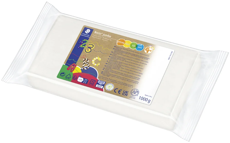 STAEDTLER Pâte à modeler plastiline Noris, blanc - OEM 8421-0
