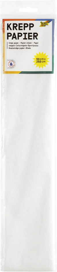 folia Papier crépon en couches, 500 mm x 2,5 m, rose pâle - OEM 822119