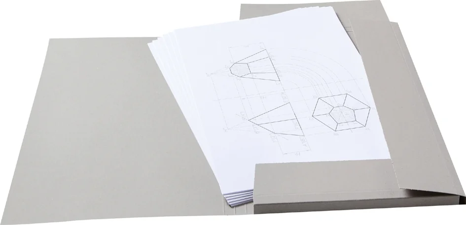 folia Carton à dessin, en carton gris, A4, gris - OEM 6906
