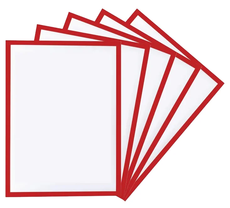 magnetoplan Cadre d'affichage magnétique, format A3, rouge - OEM 1130406