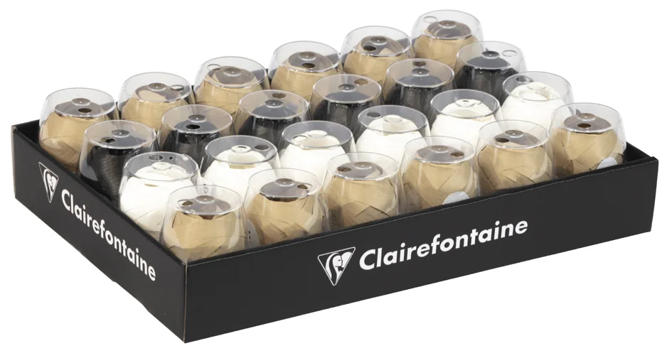 Clairefontaine Bolduc en pelote, mat, assorti - OEM 613201C