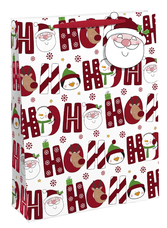 Clairefontaine Sac cadeau de Noël 'Hohoho II', moyen - OEM X-34139-3C