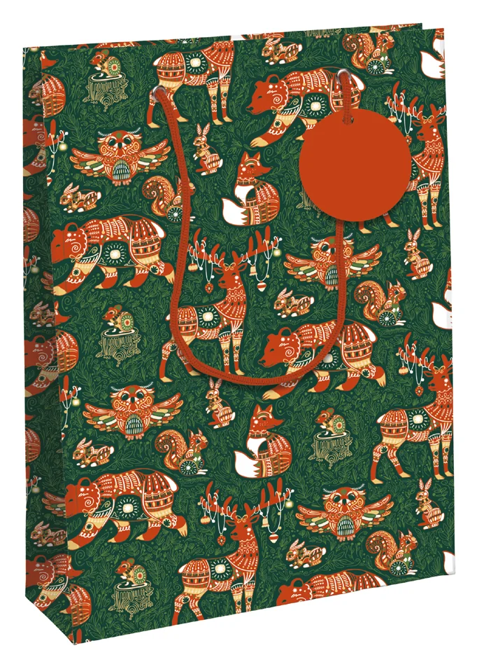Clairefontaine Sac cadeau de Noël 'Forest', large - OEM X-34671-2C