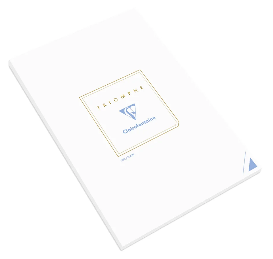 Clairefontaine Bloc de correspondance TRIOMPHE, A4, blanc - OEM 6170C