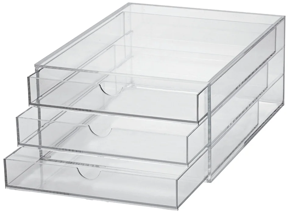 MAUL Module de classement acrylique, A4, 3 tiroirs - OEM 1950405