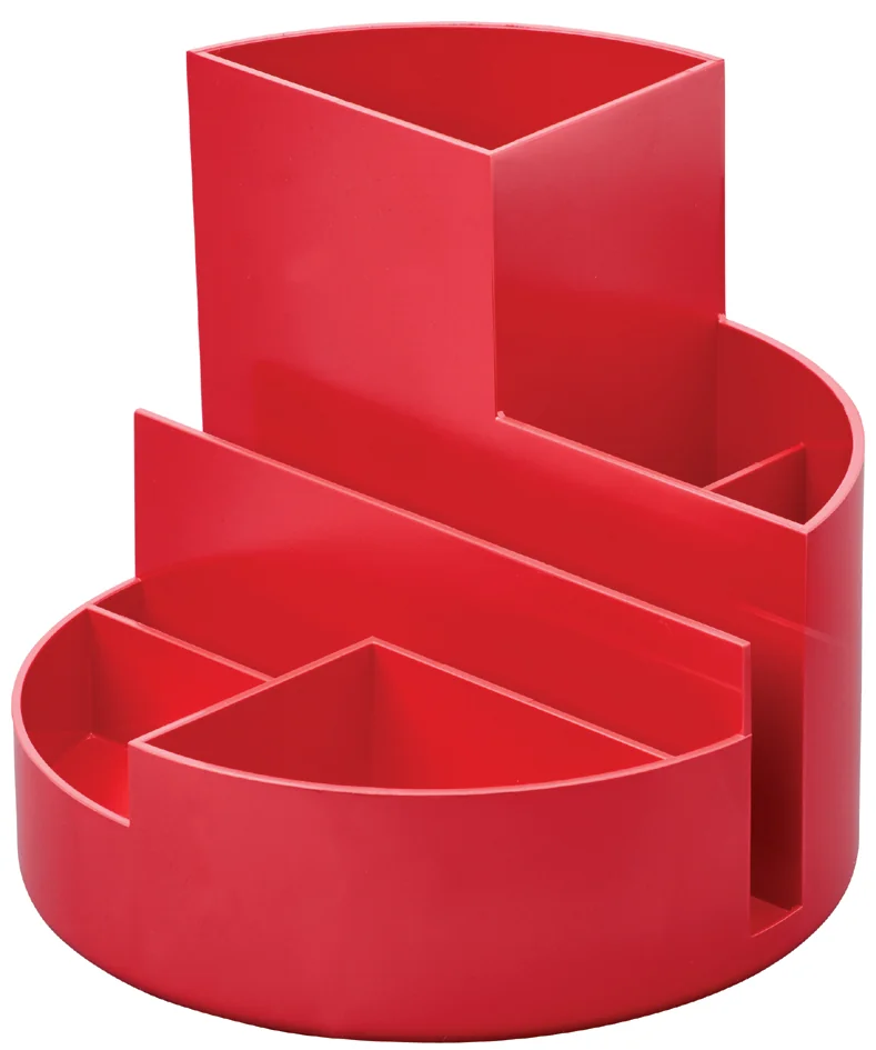 MAUL Multipot MAULrundbox Recycling, rond, rouge - OEM 4117625.ECO