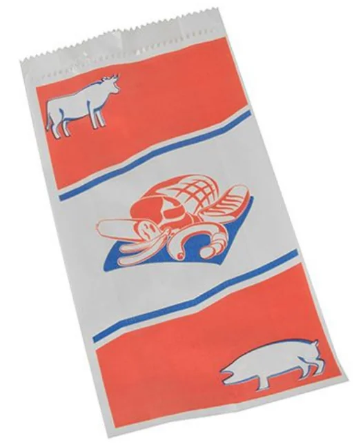 PAPSTAR Sachet à viande, imprimé bicolore, blanc - OEM 11499