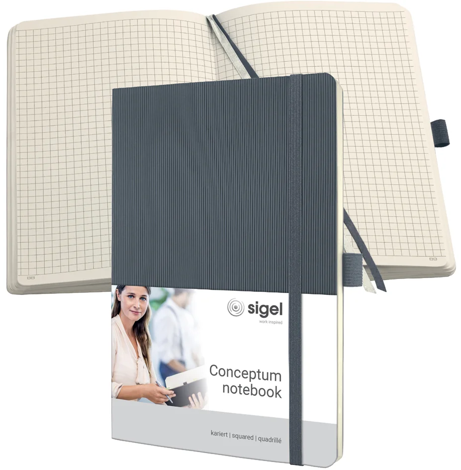 sigel Carnet de notes Conceptum, A5, pointillé, noir - OEM CO309 – Image 5