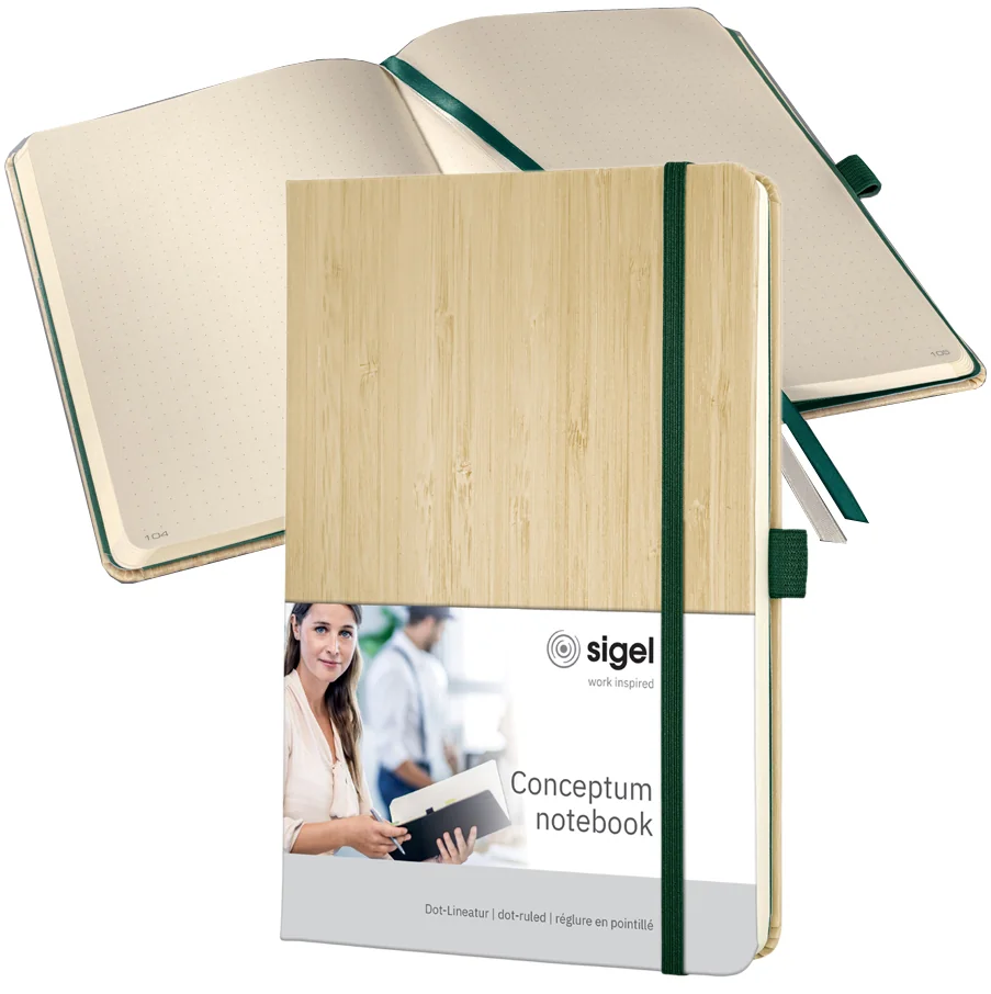 sigel Carnet Conceptum Nature Edition, A5, bambou, pointillé - OEM CO671