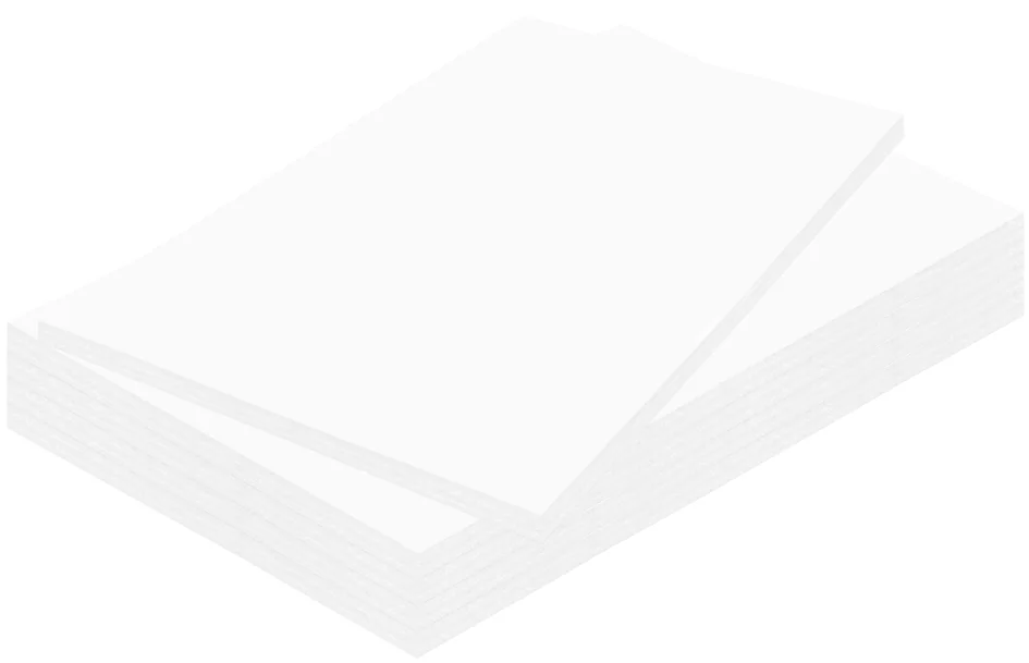 kangaro Carton plume, 500 x 700 mm, épaisseur: 10 mm, blanc - OEM K-0071-005