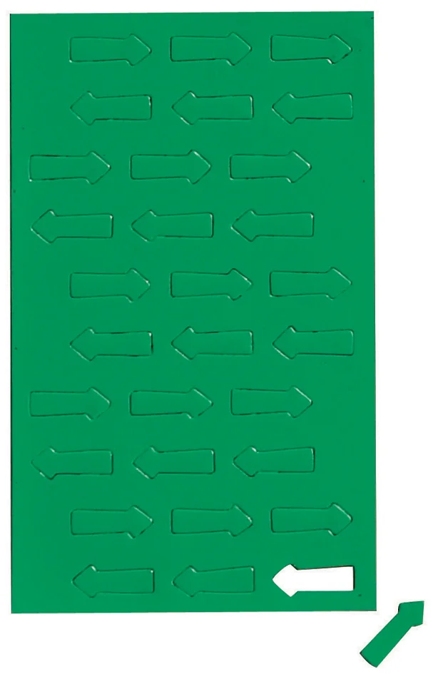MAUL Symbole magnétique flèche, 20 x 10 mm, vert - OEM 6532455