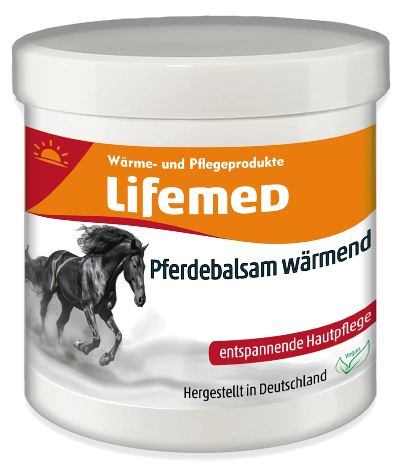 Lifemed Baume du cheval, chauffant, pot de 500 ml - OEM 99359