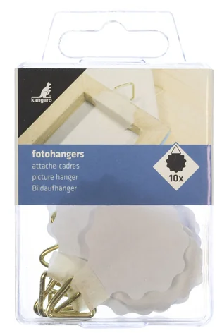 kangaro Attache pour cadre, diamètre: 30 mm, rond, blanc - OEM K-26401