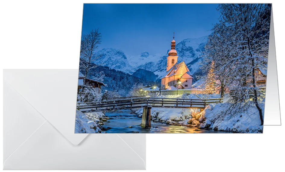 sigel Carte de Noël 'Bavarian Christmas', A6 paysage (A5) - OEM DS097