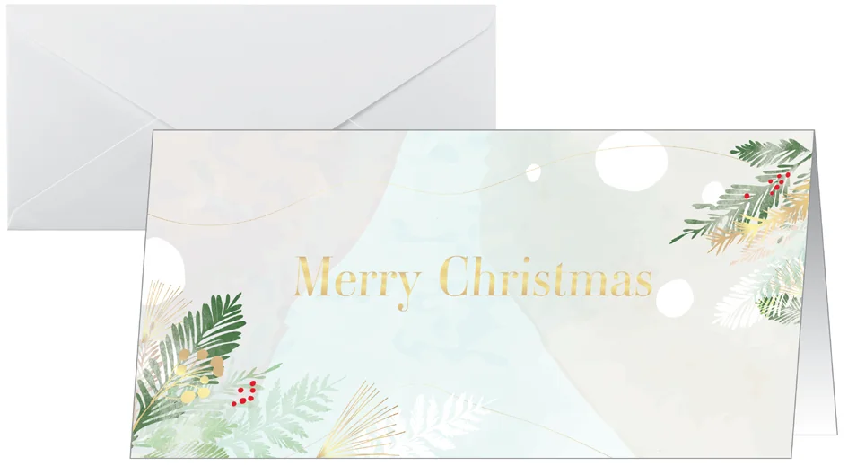 sigel Carte de Noël 'Christmas Forest Watercolor' - OEM DS199