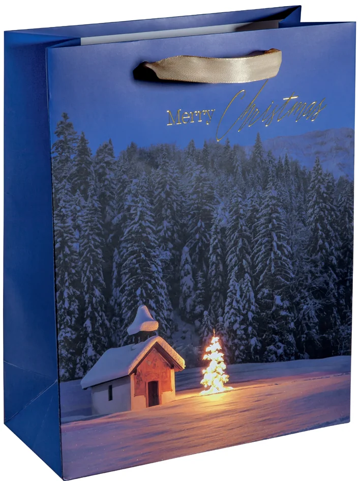 sigel Sac cadeau de Noël 'Christmas Chapel', grand - OEM GT115
