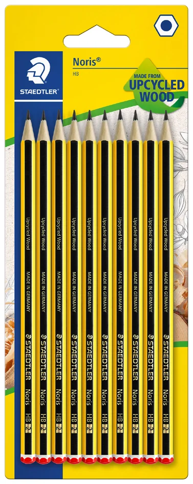 STAEDTLER Crayon de papier Noris, HB, blister de 10 - OEM 120-2BK10D