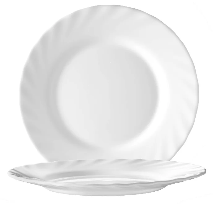 Esmeyer Soucoupe TRIANON, 155 mm, blanc - lot de 6 - OEM 441-014