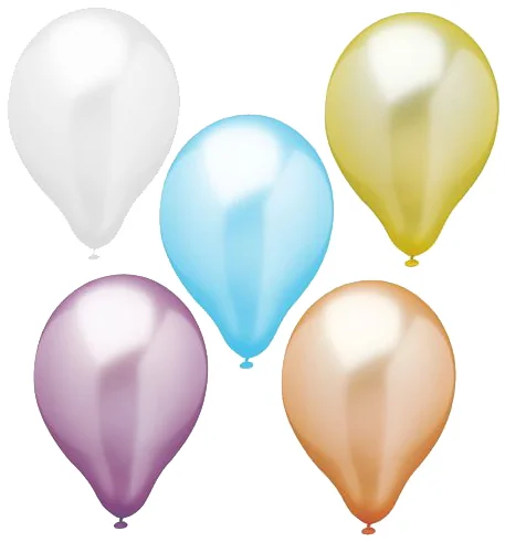 PAPSTAR Ballon de baudruche 'Pearly', couleurs assorties - OEM 18938