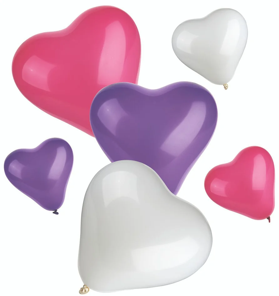 PAPSTAR Ballon de baudruche 'Heart', tailles assorties - OEM 19348