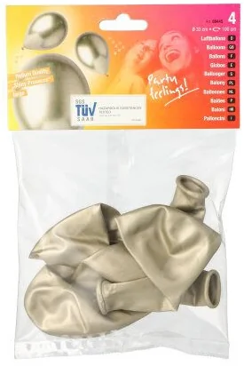 PAPSTAR Ballon de baudruche 'Shiny Prosecco', champagne - OEM 89445