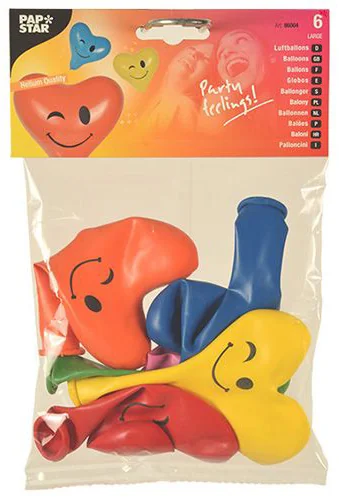 PAPSTAR Ballon de baudruche 'Blinky Heart', assorti - OEM 86004