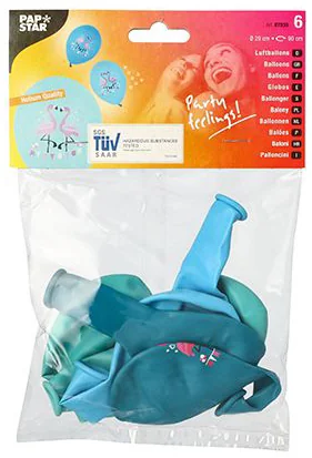 PAPSTAR Ballon de baudruche 'Flamingo', couleurs assorties - OEM 87030