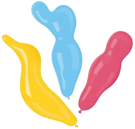 PAPSTAR Ballon de baudruche 'Figures', couleurs assorties - OEM 18671