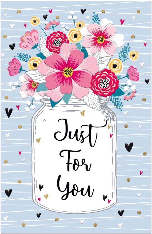 SUSY CARD Carte de voeux Goldelicious 'Just for You' - OEM 40058085