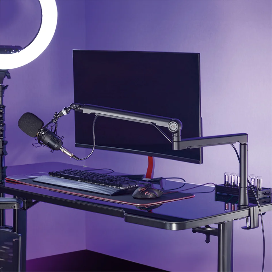 LogiLink Bras de microphone professionnel, noir - OEM AA0172