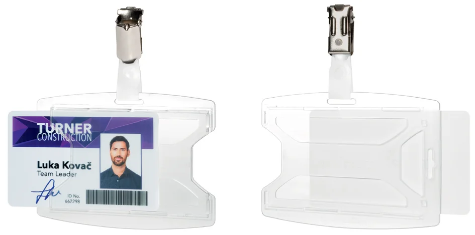 DURABLE Porte-badge 'reXycle', avec clip, pour 2 badges - OEM 896219