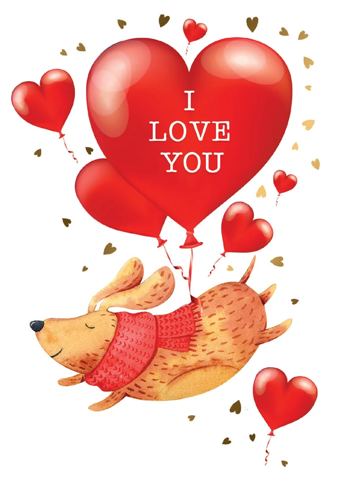 CACTUS Carte de voeux 'I love you' - OEM 9050-13994