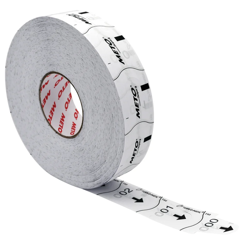 METO Tickets T90 pour distributeur Turn-O-Matic, blanc - OEM 39649170