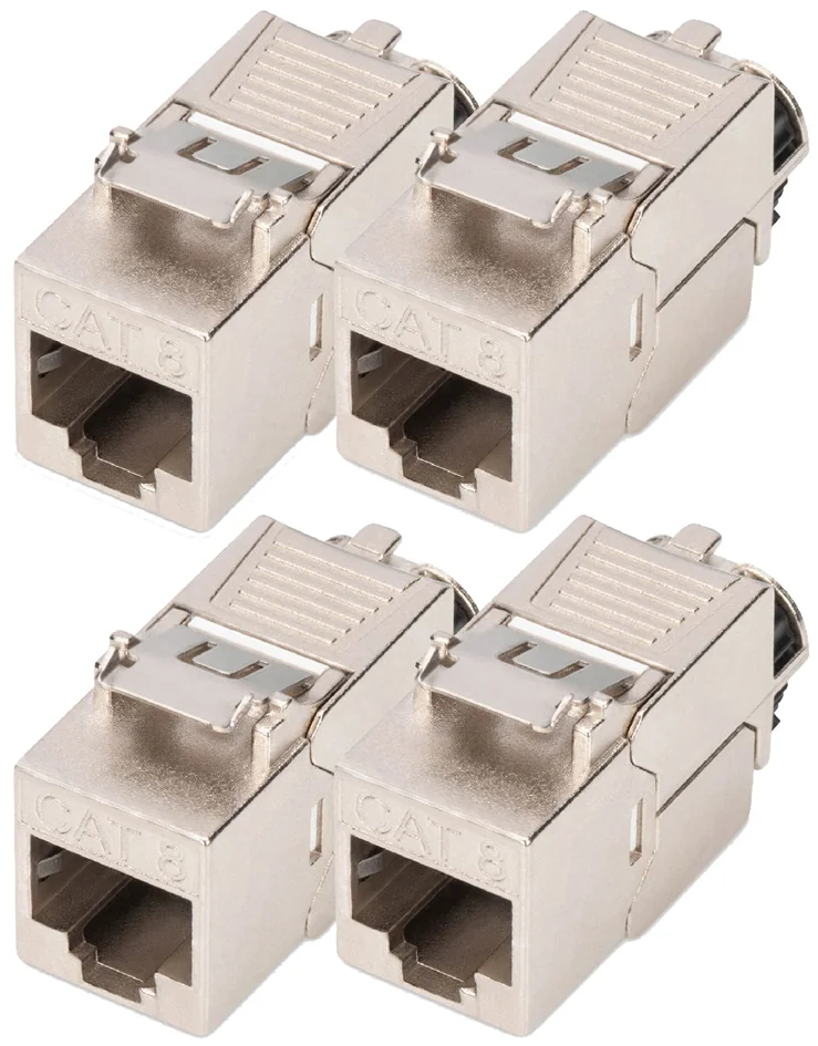 DIGITUS Module Keystone, cat. 8.1, blindé, pack de 4 - OEM DN-93816-4