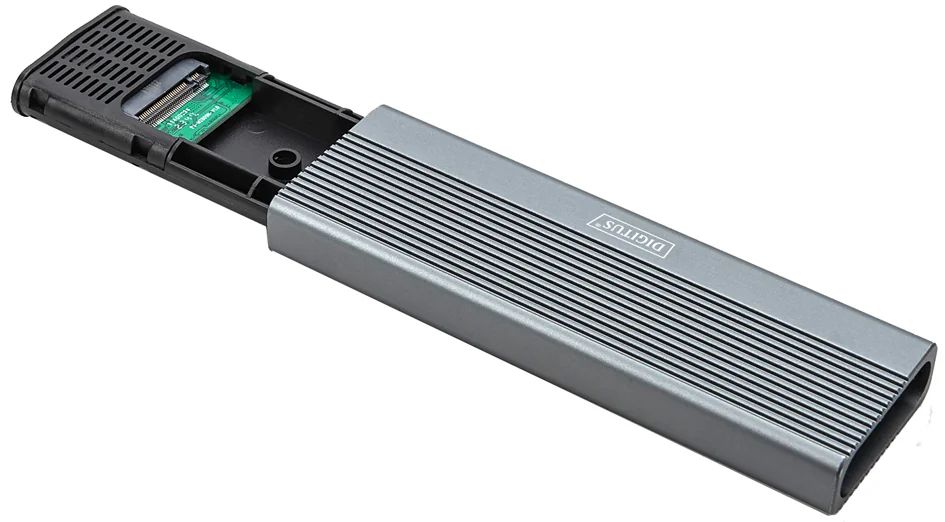 DIGITUS Boîtier USB pour disques SSD, externe, NVMe, 10 Gbps - OEM DA-71120-1